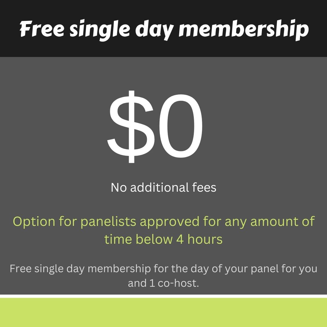 Free single day membership $0 No additional fees
